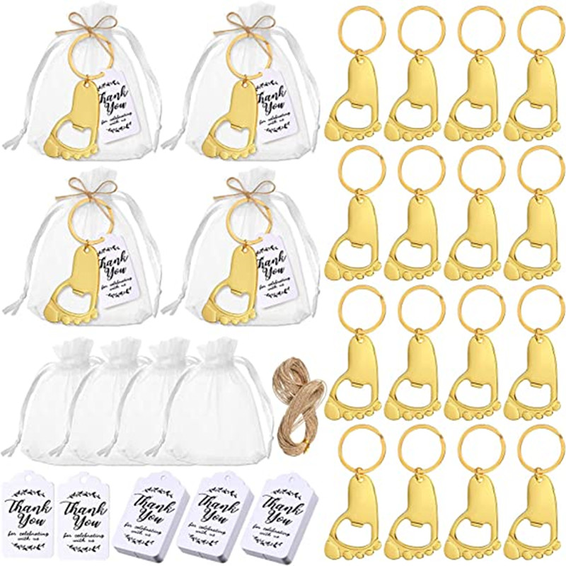 50-Piece Baby Footprint Key Ch - огляд і ціна Baby Products Toys