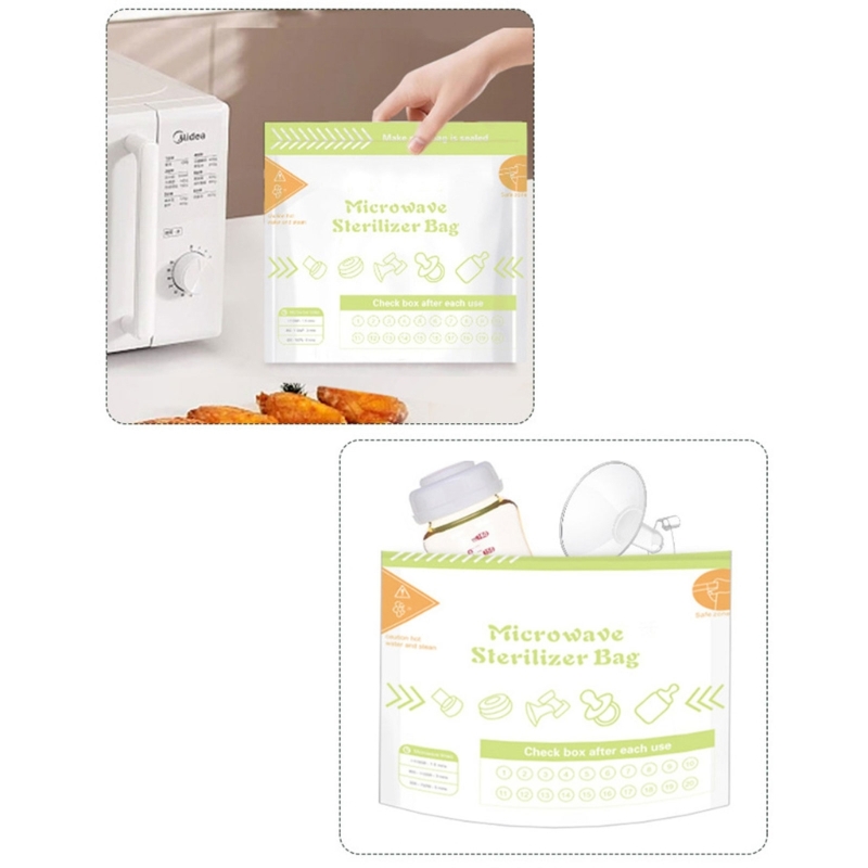 10 Sheets/set Reusable Microwa - огляд і ціна Zwitsal Baby Products